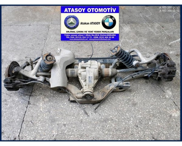 MERCEDES W163 ML ARKA AKİS 0501006511 1633500110 1633500210 A1633500110 A1633500210 MERCEDES ML 270CDI ARKA AKİS MERCEDES ML320 ARKA AKİS MERCEDES ML500 ARKA AKİS ML400 ARKA AKİS ML430 ARKA AKİS ML 55AMG ARKA AKİS